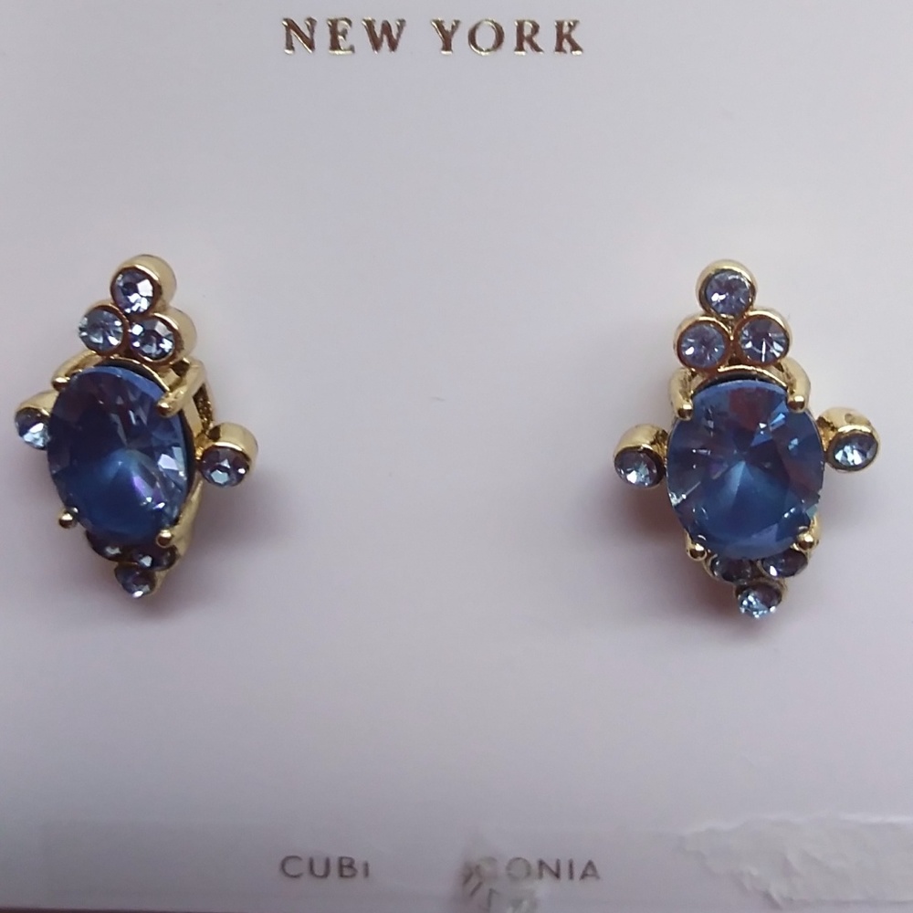 Kate Spade New Blue Cubic Zirconia Earrings
